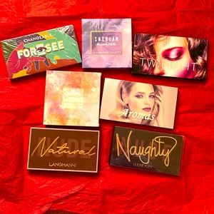 ☀️Eyeshadow Palette Bundle 7 Lot UCANBE Focallure SheGlam Huda Beauty Imitations